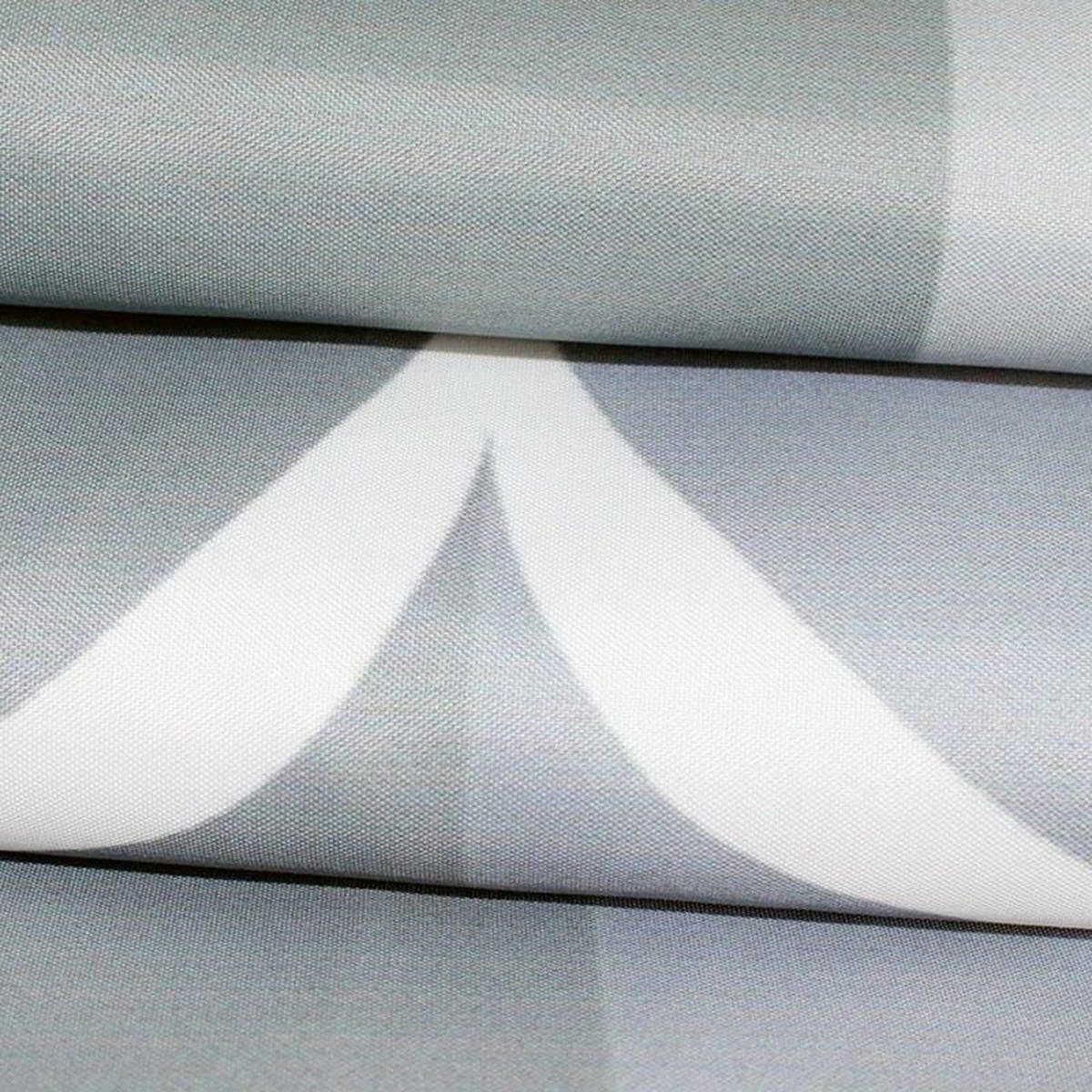 DUSCHVORHANG Grau 240 x 200 cm hochwertig schimmelresistent wasserdicht mit Ringen Badezimmer - Grau, Textil (200/240cm) - MCBOSON
