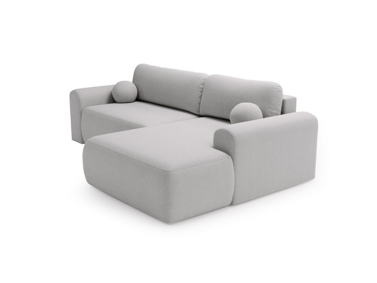 ECKSOFA Savana Grau Rechts - Grau, Holz/Textil (177/257cm) - Graingold