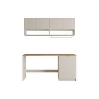 WASCHMASCHINENMÖBEL - 182 cm x 60 cm - Holz, Platte - Beige, Naturfarben Hell - NATAJI - Beige/Naturfarben, Holz (182/88/60cm) - Vente-Unique