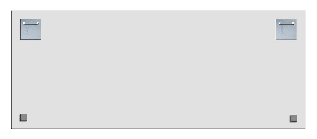 GLASBILD 125x50 cm Blumen rosa - Rosa, Glas (125/50cm) - artissimo