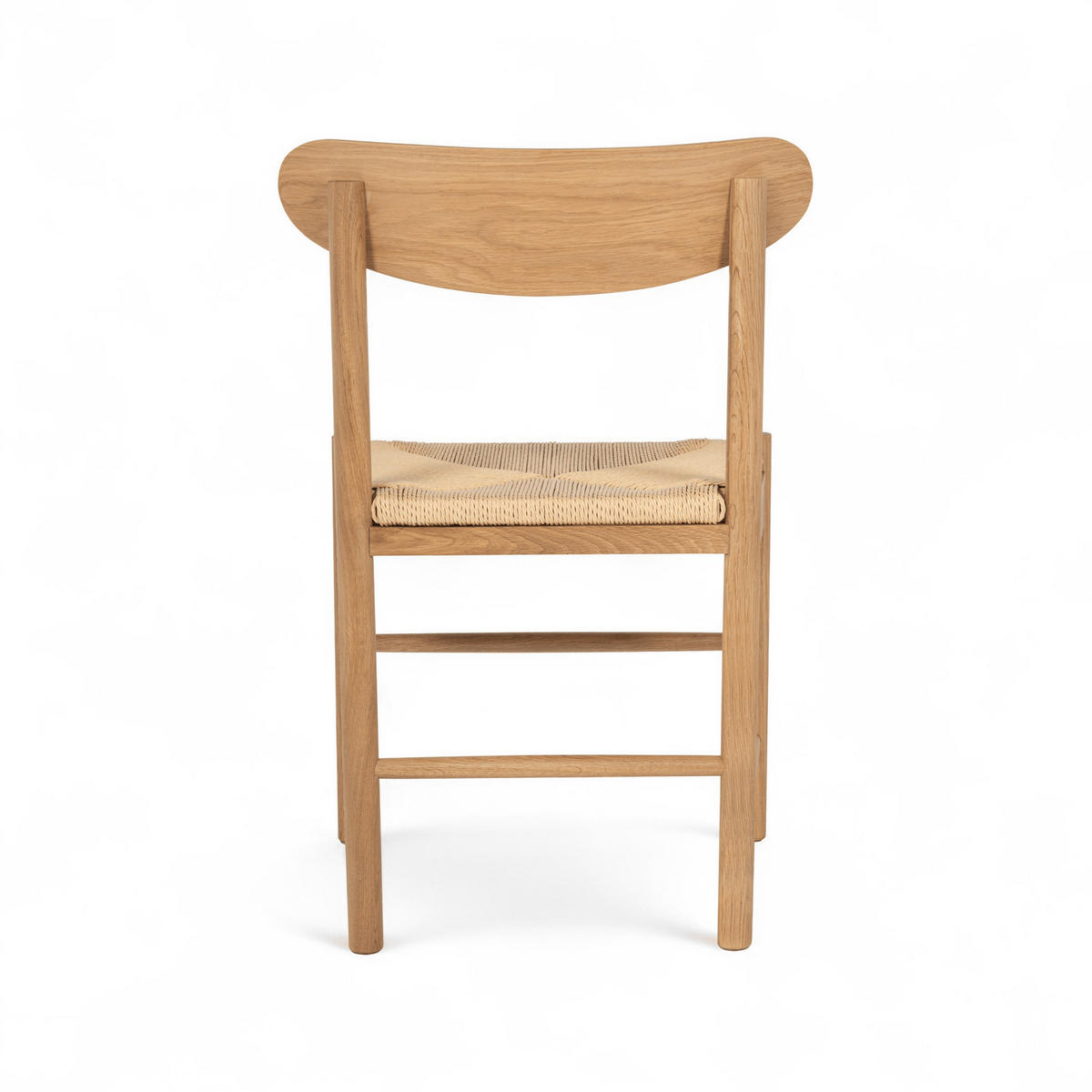 STUHL-SET 6 Stück in Rattan / Eiche Wildeiche - Braun, Holz/Papier (51/78/41cm) - Furnhouse