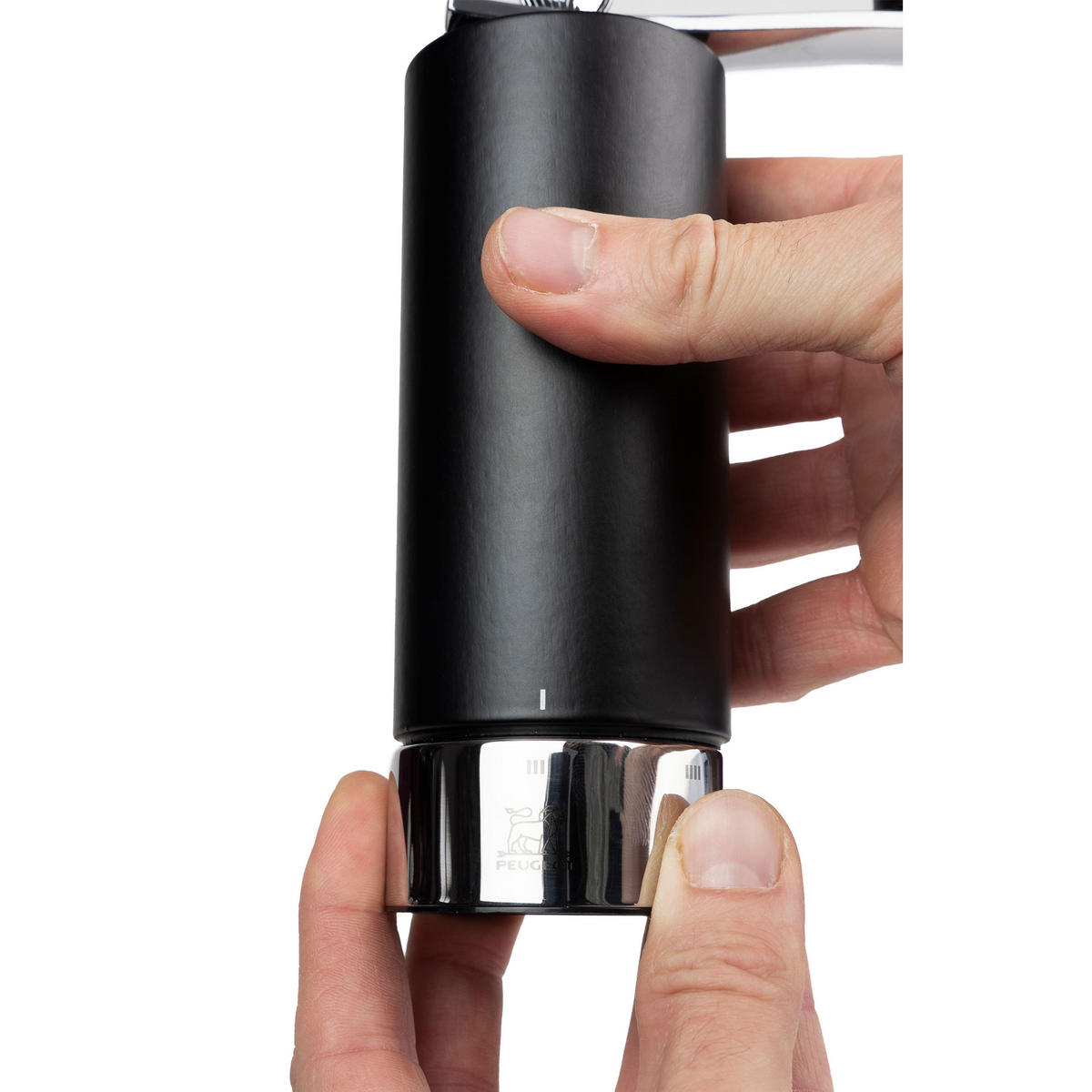 PFEFFERMÜHLE Isen uSelect 18cm Buchenholz Schwarz Stahlmahlwerk - Schwarz, Holz (5.4/18/5.4cm) - PEUGEOT