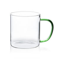 BECHER Peter Grün 12.5/8.3/9 cm Glas - Grün, Glas (0.45L) - Mondex