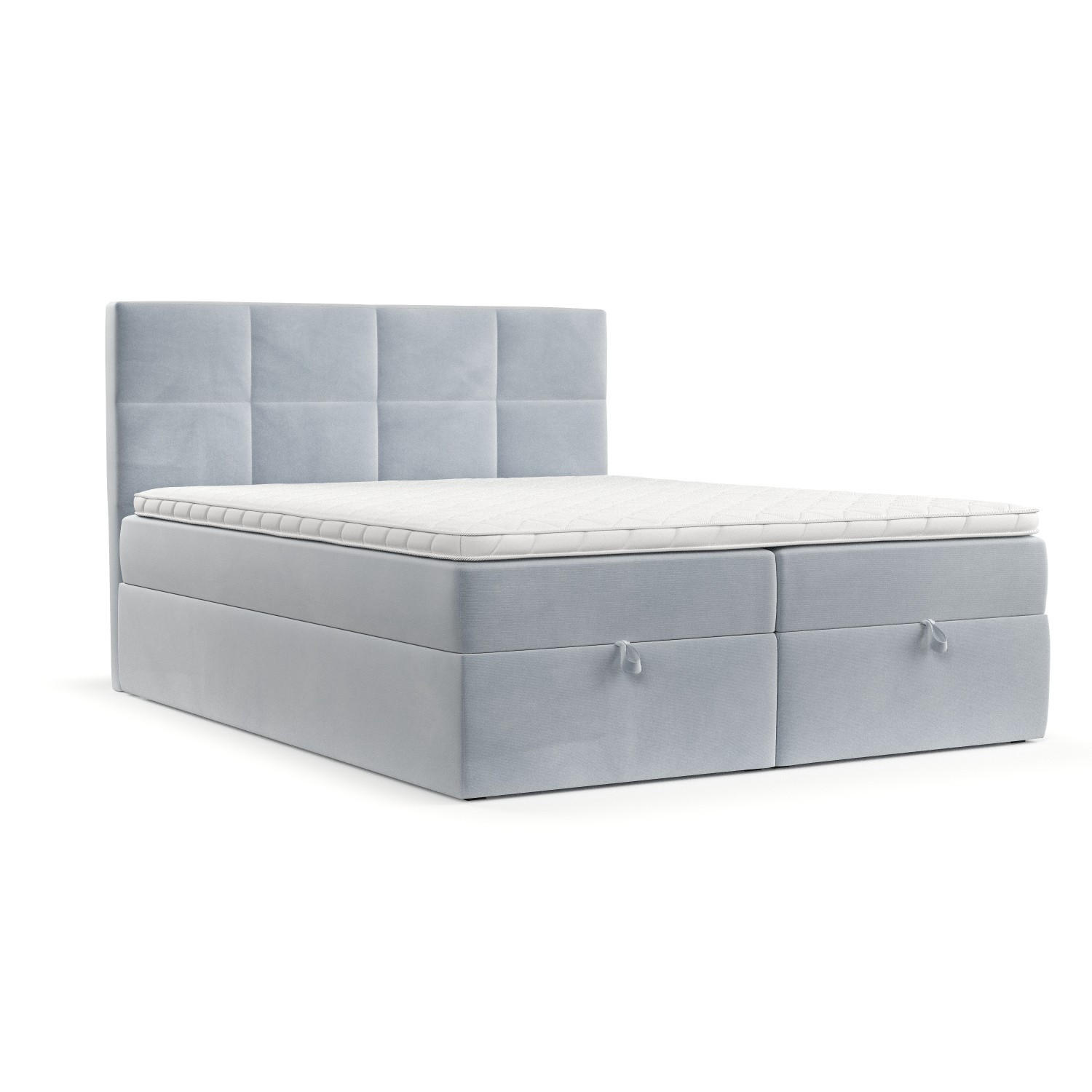 AltaBeds Boxbett Hellgrau 140x200 cm