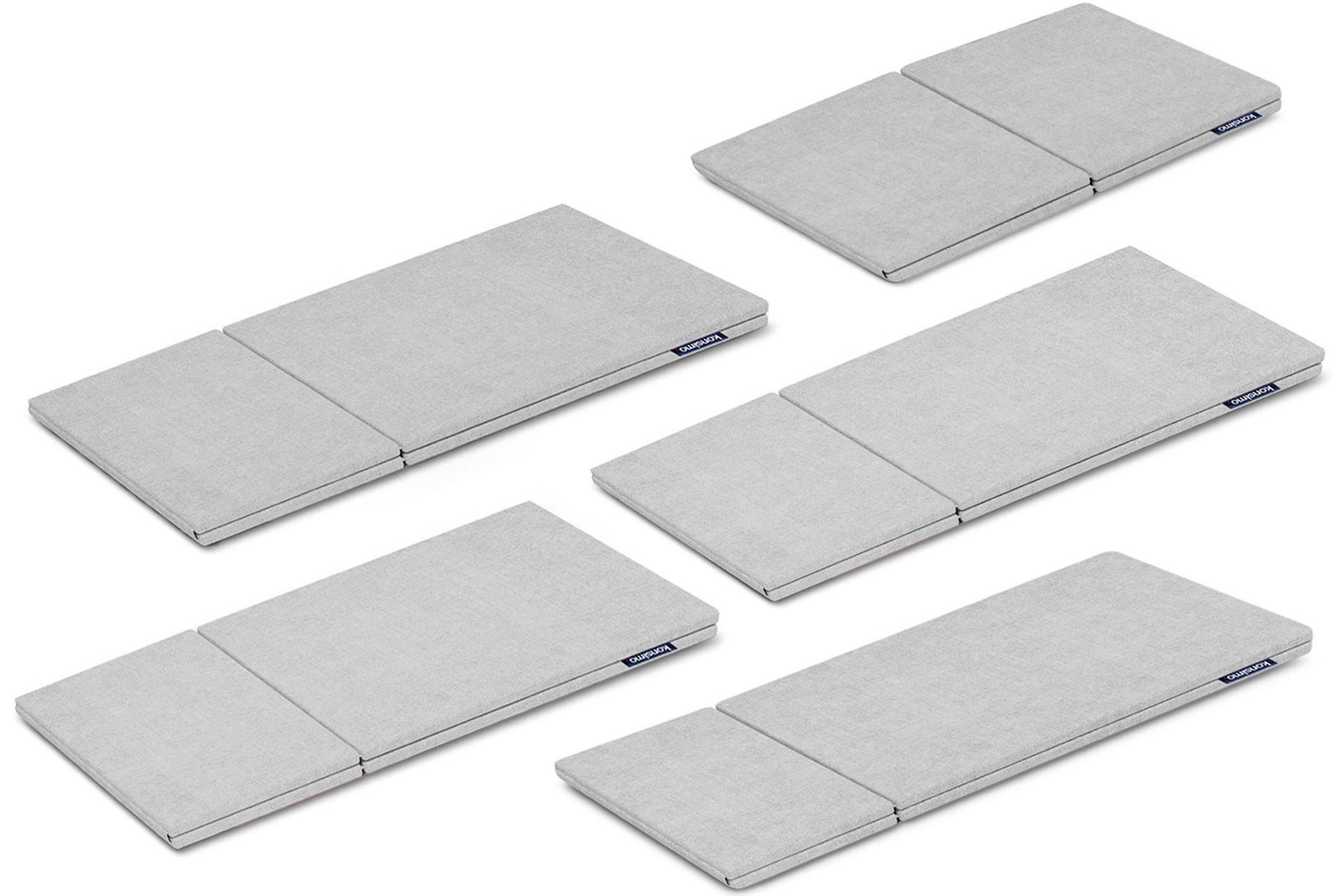 Konsimo® Bezug-Für-Kindermöbel-Set Grau 173x3x80 cm