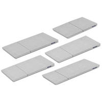 BEZUG-FÜR-KINDERMÖBEL-SET MIRUM 5 Stück , Grau - Grau, Textil (173/3/80cm) - KONSIMO®
