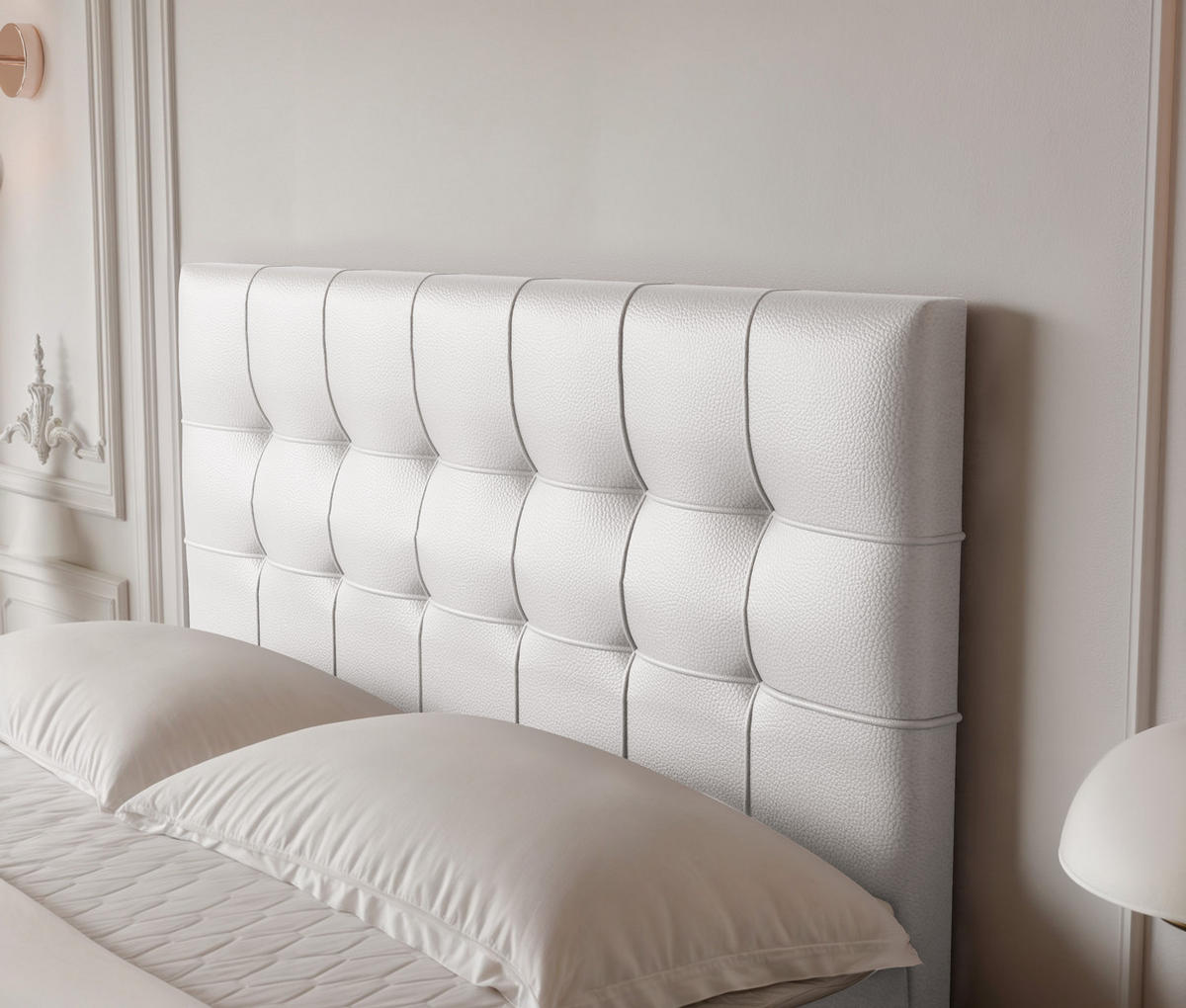 BOXBETT IMPERIAL 200/200 cm, in Weiß, mit Matratze und Topper - Weiß, Holzwerkstoff/Textil (200/200cm) - Idohome