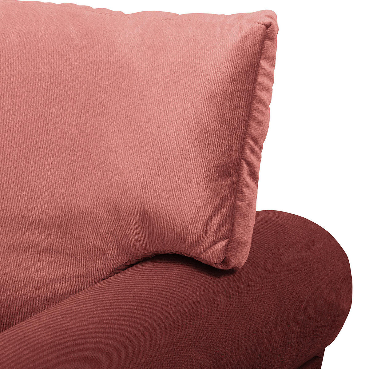 SCHLAFSOFA - Transparent/Altrosa, Birkenholz/Textil (185/95/90cm) - home24