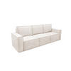 SOFA Orto Beige, Dreisitzer Polstersofa - Beige, Holzwerkstoff/Textil (247/93/82cm) - Bettso