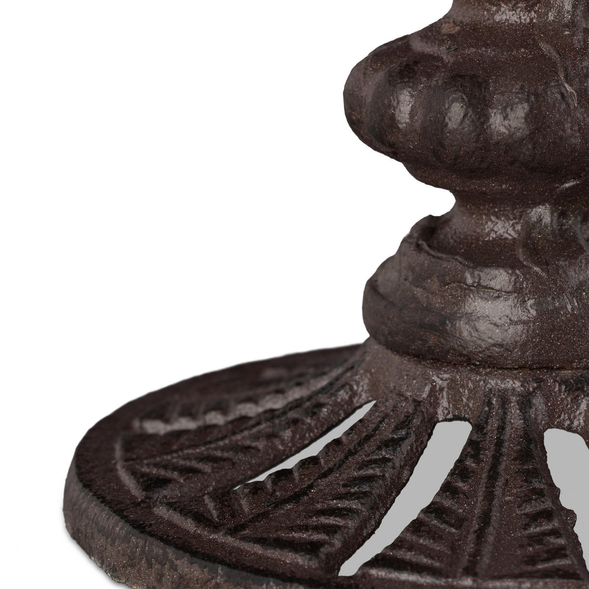 VOGELTRÄNKE - Braun, Metall (22/24.5/18cm) - Relaxdays