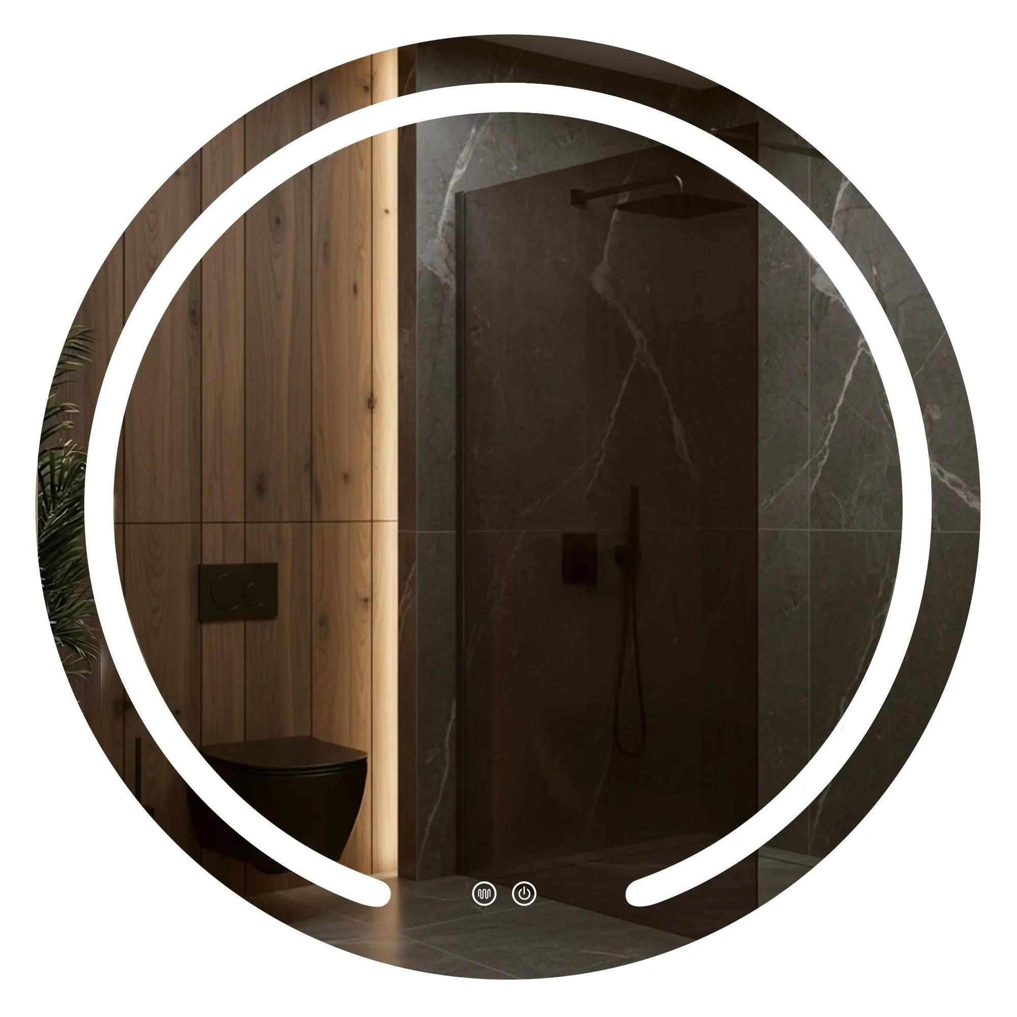 REA Spiegel Transparent 60x60x2.5 cm