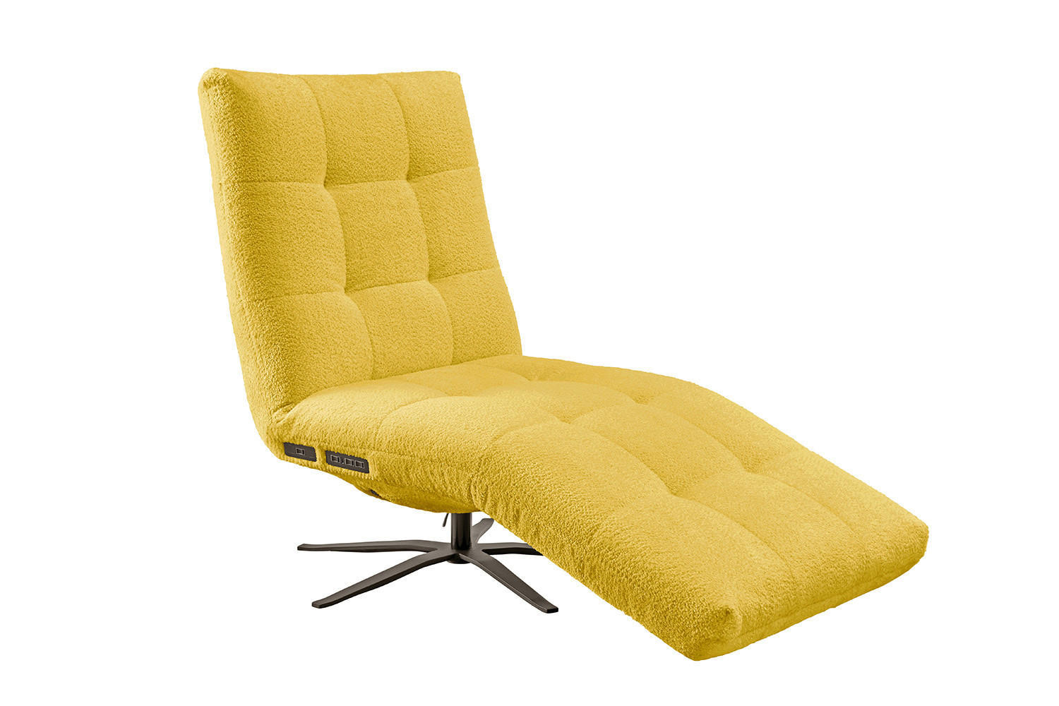 Kawola Relaxliege Gelb 82x115x156 cm