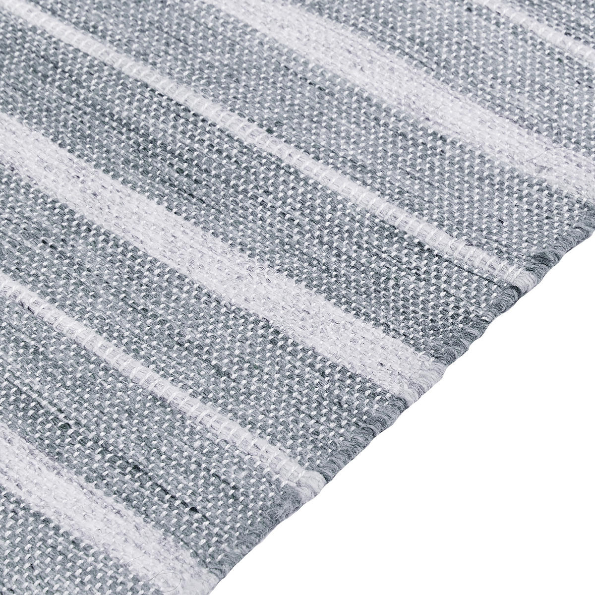 OUTDOOR-TEPPICH BademlII 200/140 cm - Grau, Kunststoff (140/200cm) - Beliani