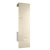 GARDEROBE Carlton Paneel in Creme Hochglanz - Creme, Holzwerkstoff (52/193/35cm) - Vladon
