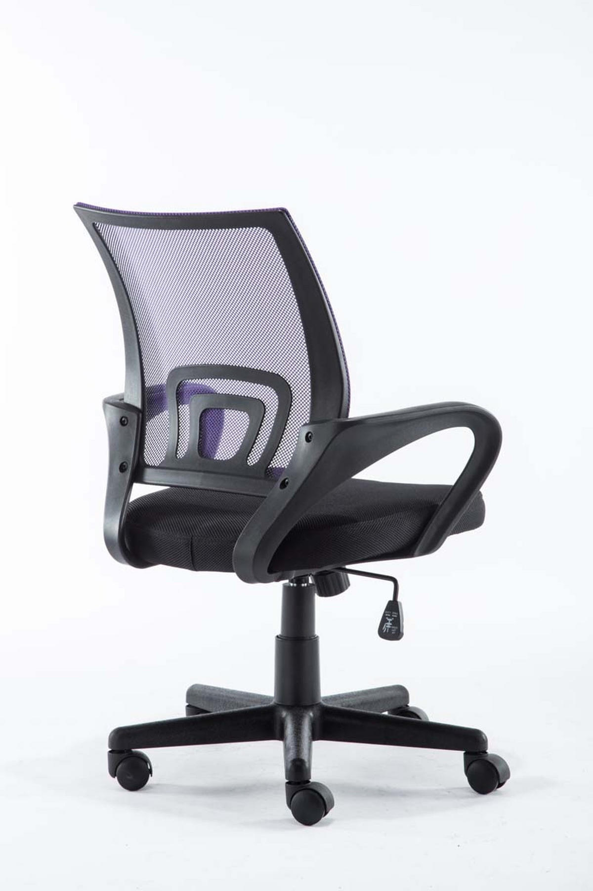 BÜROSTUHL Genf mit Netzbezug, Lila - Lila, Kunststoff/Textil (56/100/54cm) - TPFLiving