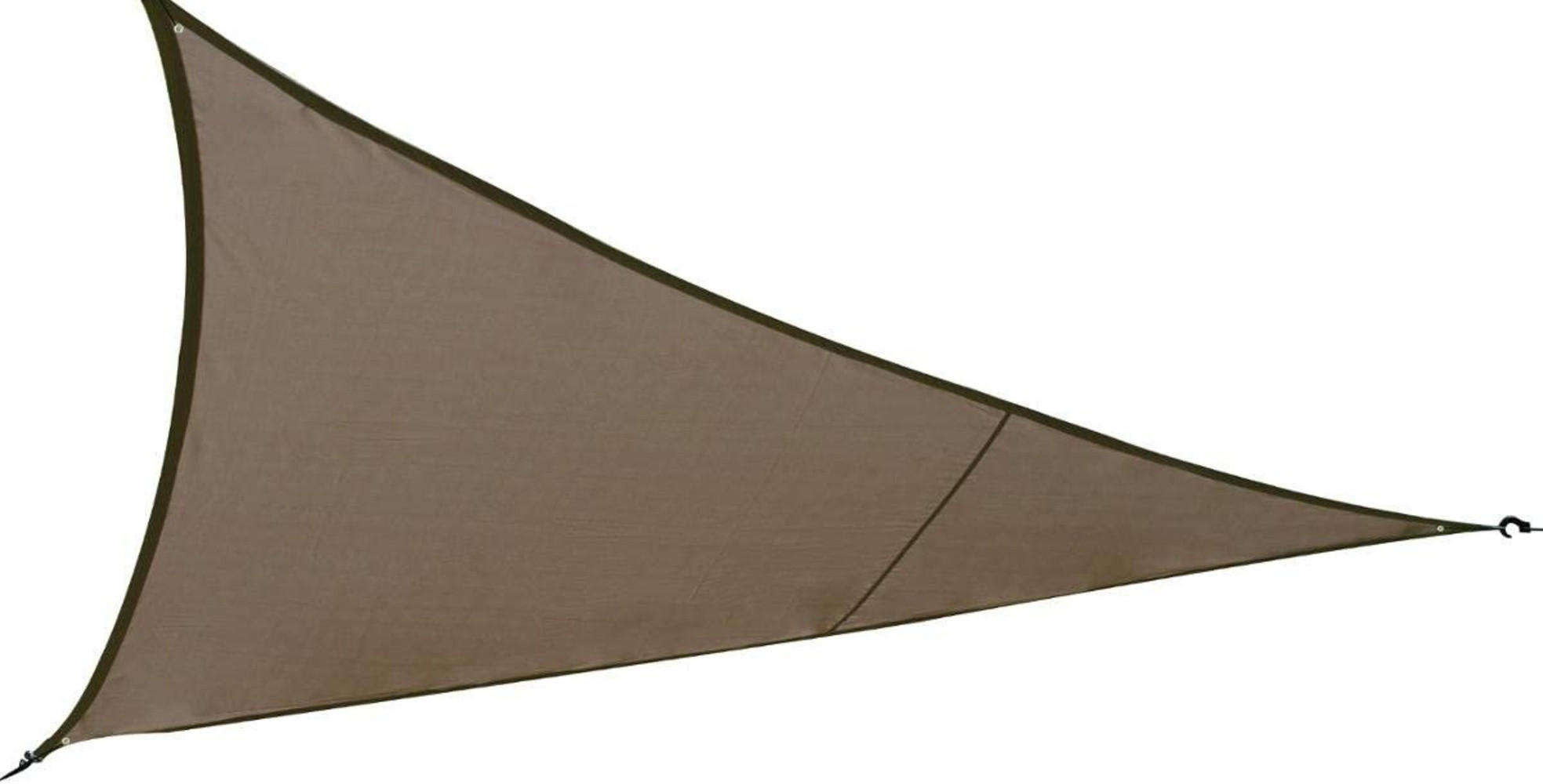 SONNENSEGEL Curacao 3/3/3 m - Braun, Textil (300/300cm)