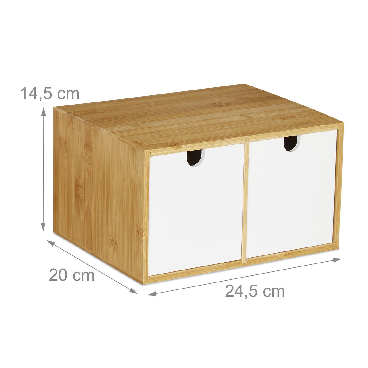 SCHREIBTISCHORGANIZER - Multicolor, Holz/Holzwerkstoff (20/24.5/14.5cm) - Relaxdays