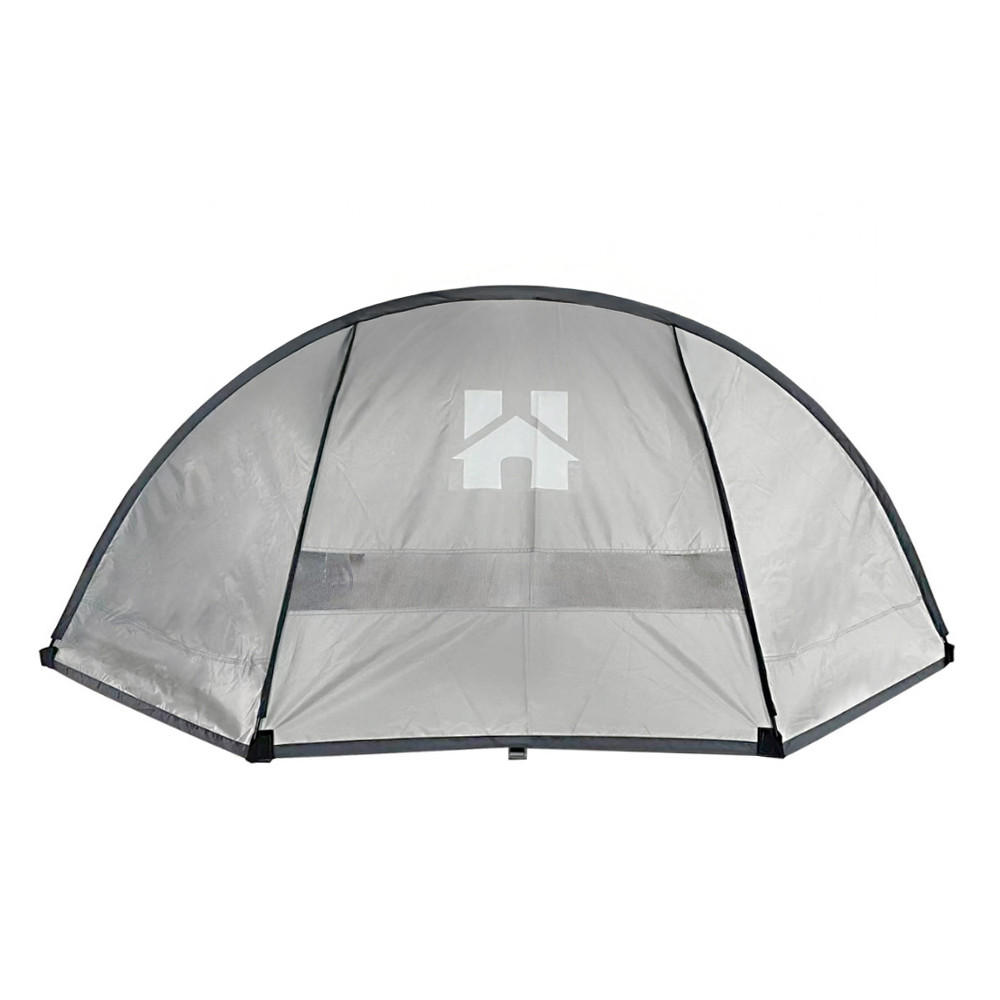 SONNENDACH AQUASUN - Grau, Kunststoff (125/140/185cm) - Home Deluxe