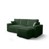 ECKSOFA L AMBRO Poso 14 Rechts mit Schlaffunktion - Grün, Textil (232/143cm) - Bedante