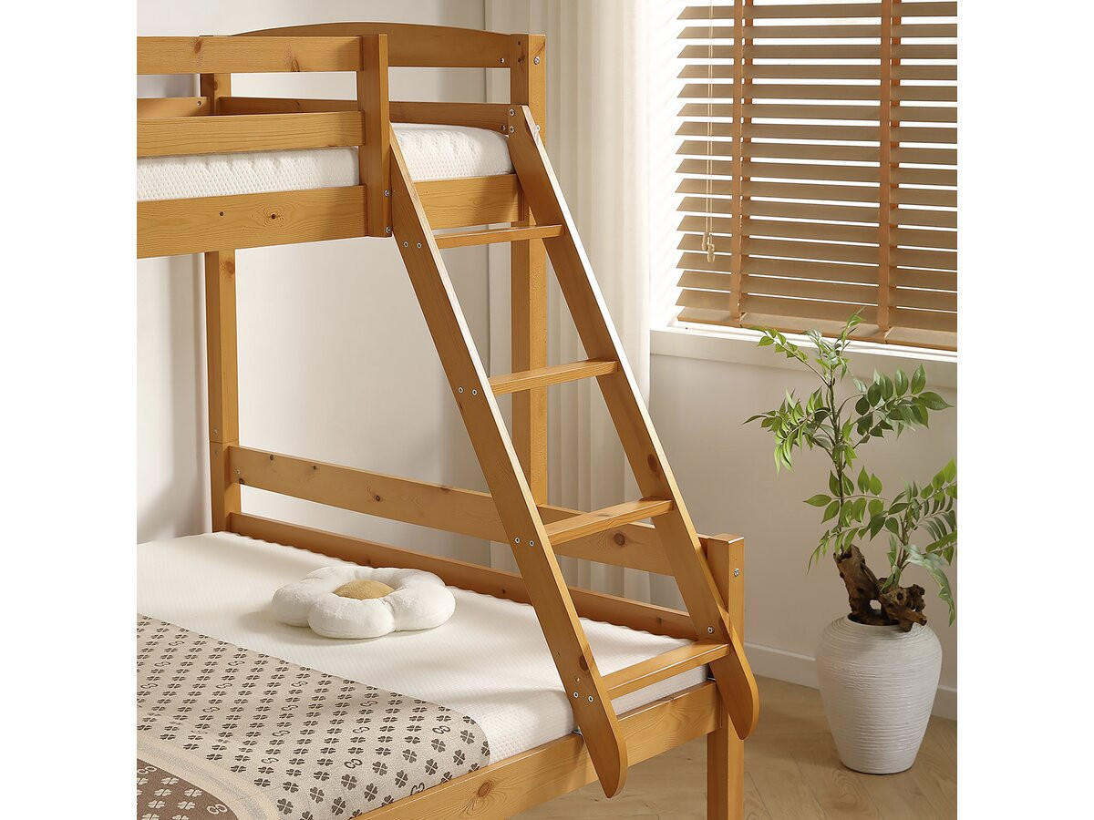 ETAGENBETT léa Braun - Braun, Metall - Habitat Garten