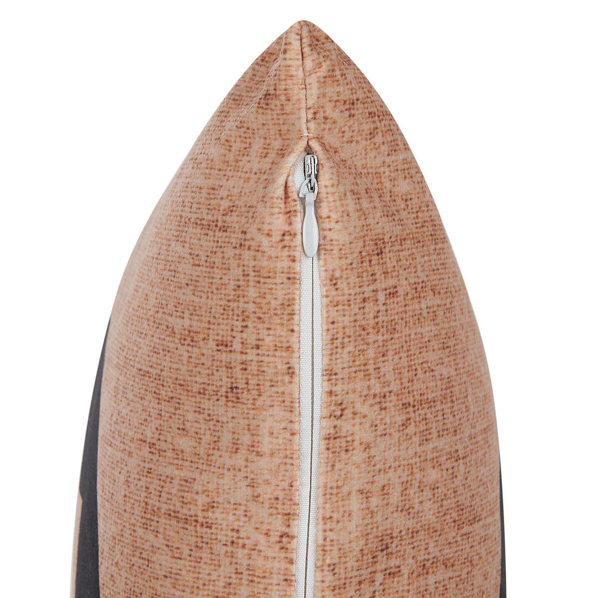 DEKOKISSEN 2er-Set Beige 45/45 cm Sebes - Beige, Textil (45/45cm) - Beliani