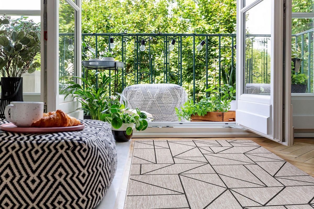 TEPPICH Floorlux 140/200 cm - Grau, Textil (140/200cm) - rugsX