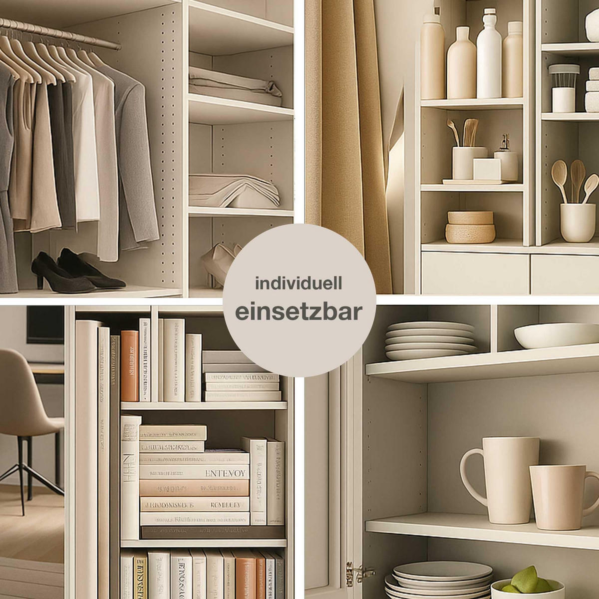 BODENTRÄGER 5x30 mm inkl Abdeckkappen für Glas und Holz - Silberfarben, Metall (0.3/0.5/1cm) - K-Möbel