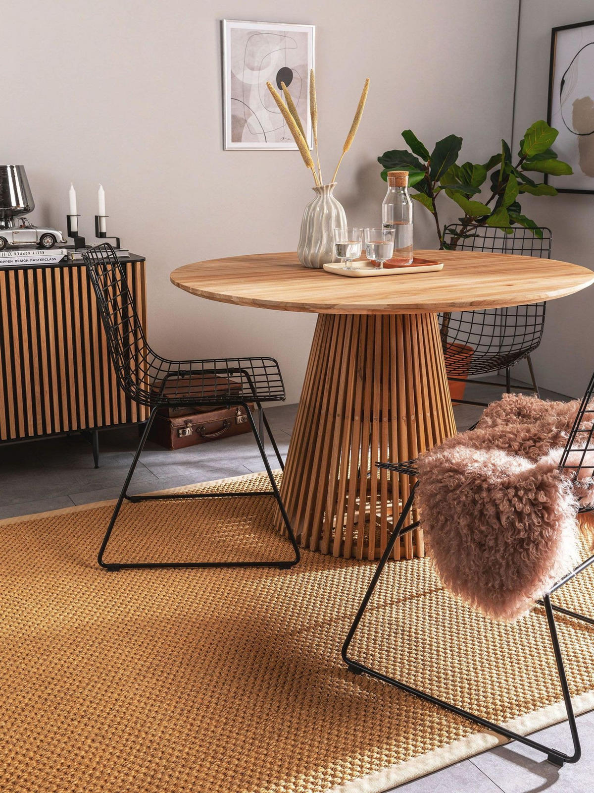 TEPPICH Sisal Greta Beige - Beige, Naturmaterialien (300/1cm) - KUNSTLOFT