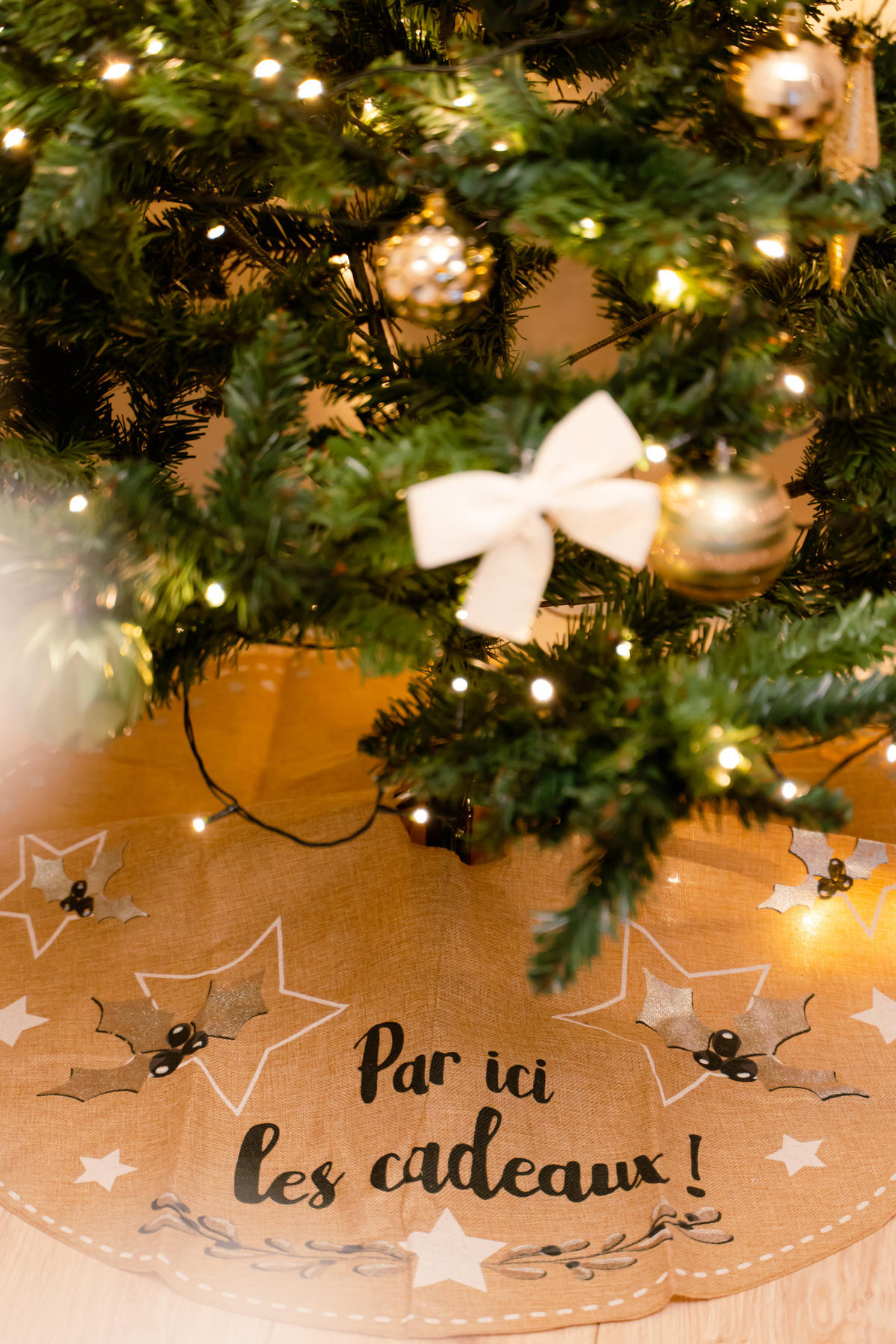 WEIHNACHTSBAUMROCK Jute - Braun, Naturmaterialien (90/90/90cm) - Atmosphera Createur d´interieur