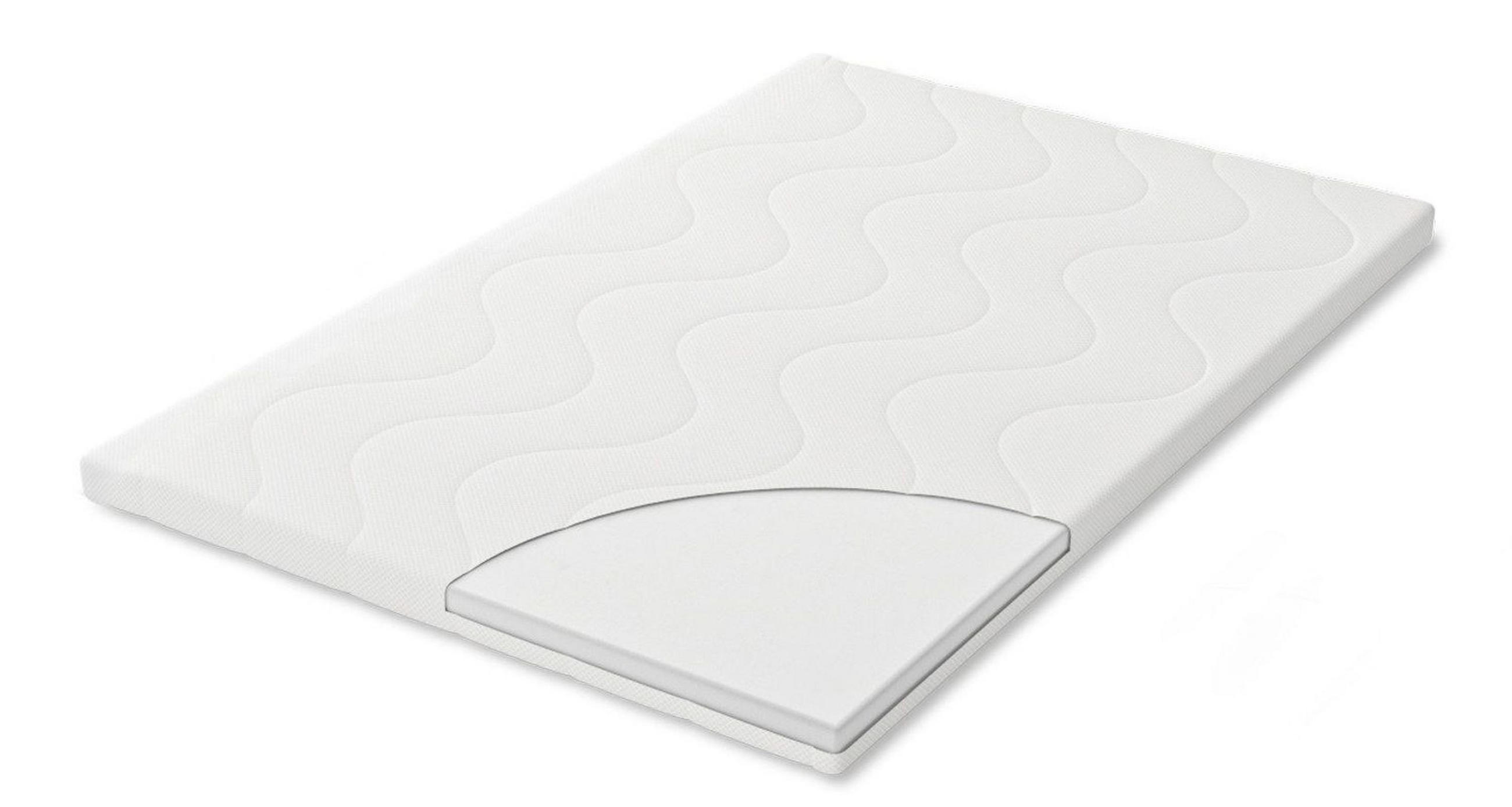 BABYMATRATZE für Wiegen 90x40 cm, CLOUD Basic - Weiß, Textil (40/90cm) - Sämann – make a difference.