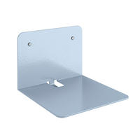 WANDREGAL Ghost Grau 12.5 x 9 cm 4er Set - Grau, Metall (12.5/9/12.5cm) - Vicco