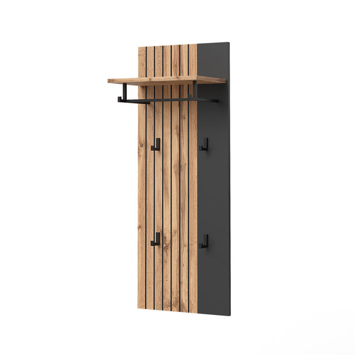 NÁSTĚNNÝ VĚŠÁK Amber Dub Wotan - dub Wotan, kompozitní dřevo (43/110/26.6cm) - Vicco