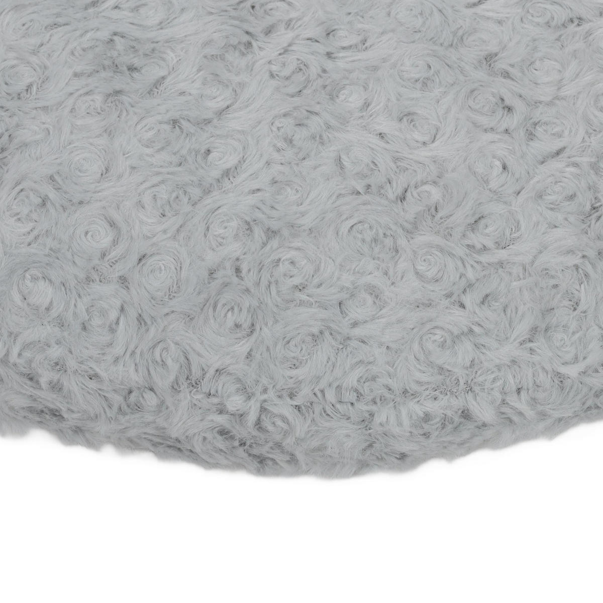 DEKOKISSEN in Herzform 36/28 cm - Grau, Textil (28/36cm) - Atmosphera Createur d´interieur