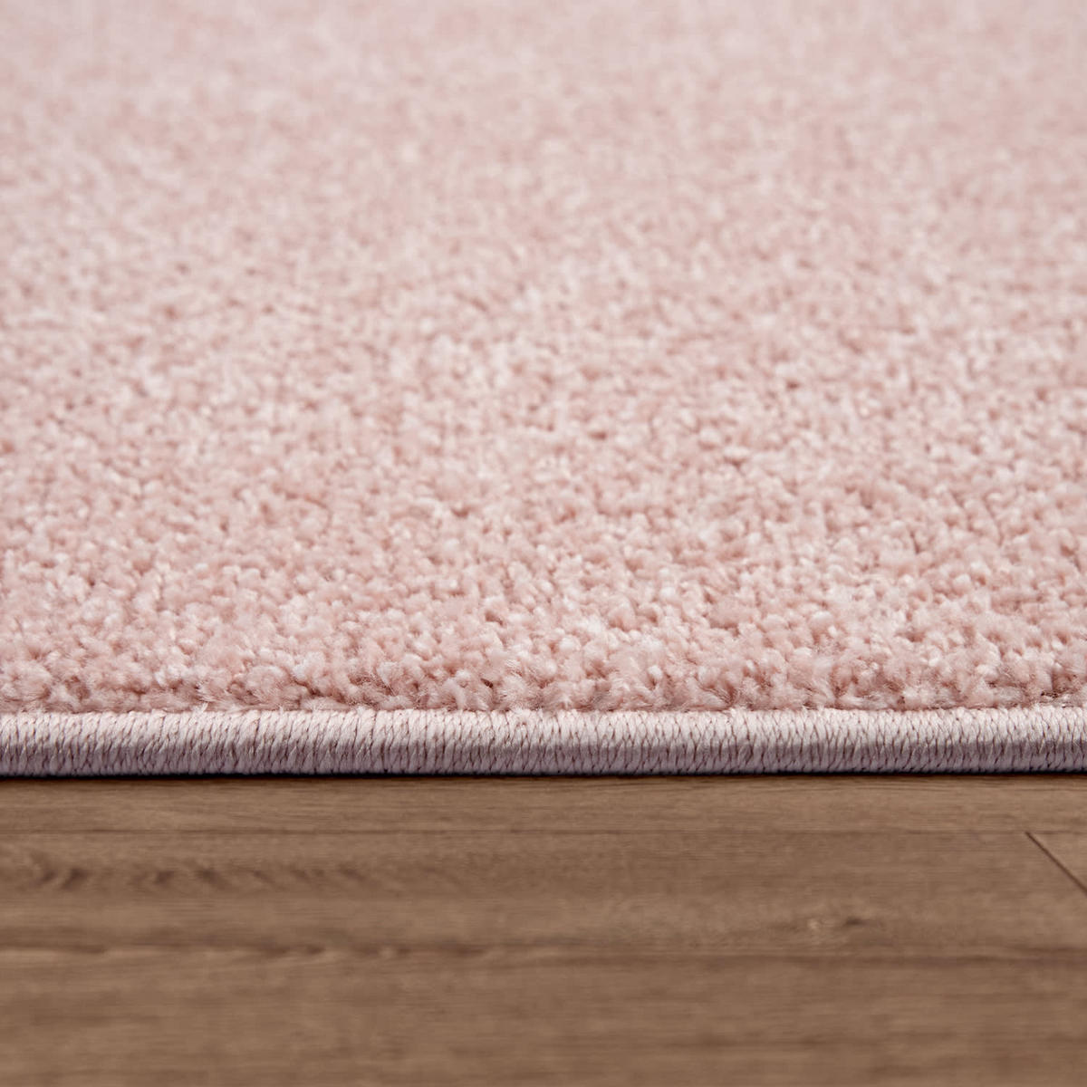 FLACHWEBETEPPICH Rosa Ø 120 cm - Rosa, Kunststoff (120/120cm) - TT Home