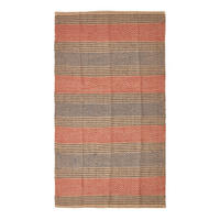 JUTETEPPICH Streifen-Muster 90/150 cm - Multicolor, Naturmaterialien (90/150cm) - Homescapes