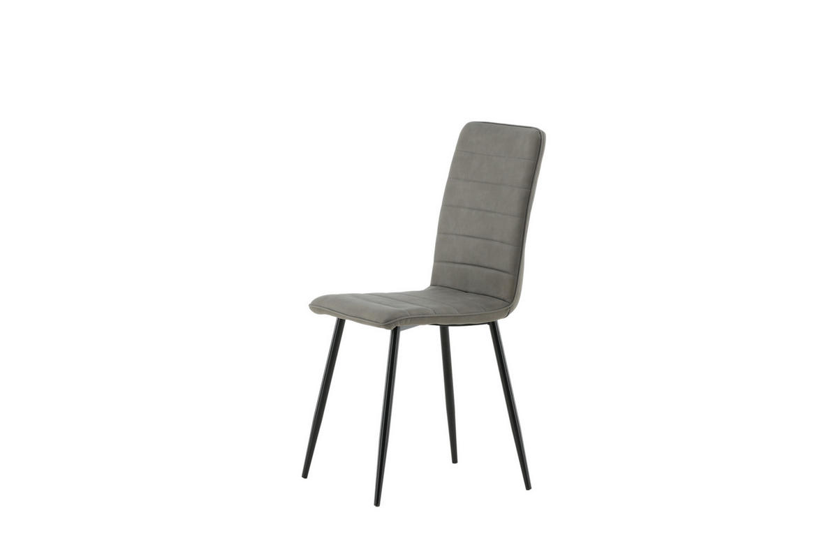 STUHL 2er-Set grau - Grau, Holzwerkstoff (43/94/49cm) - ebuy24