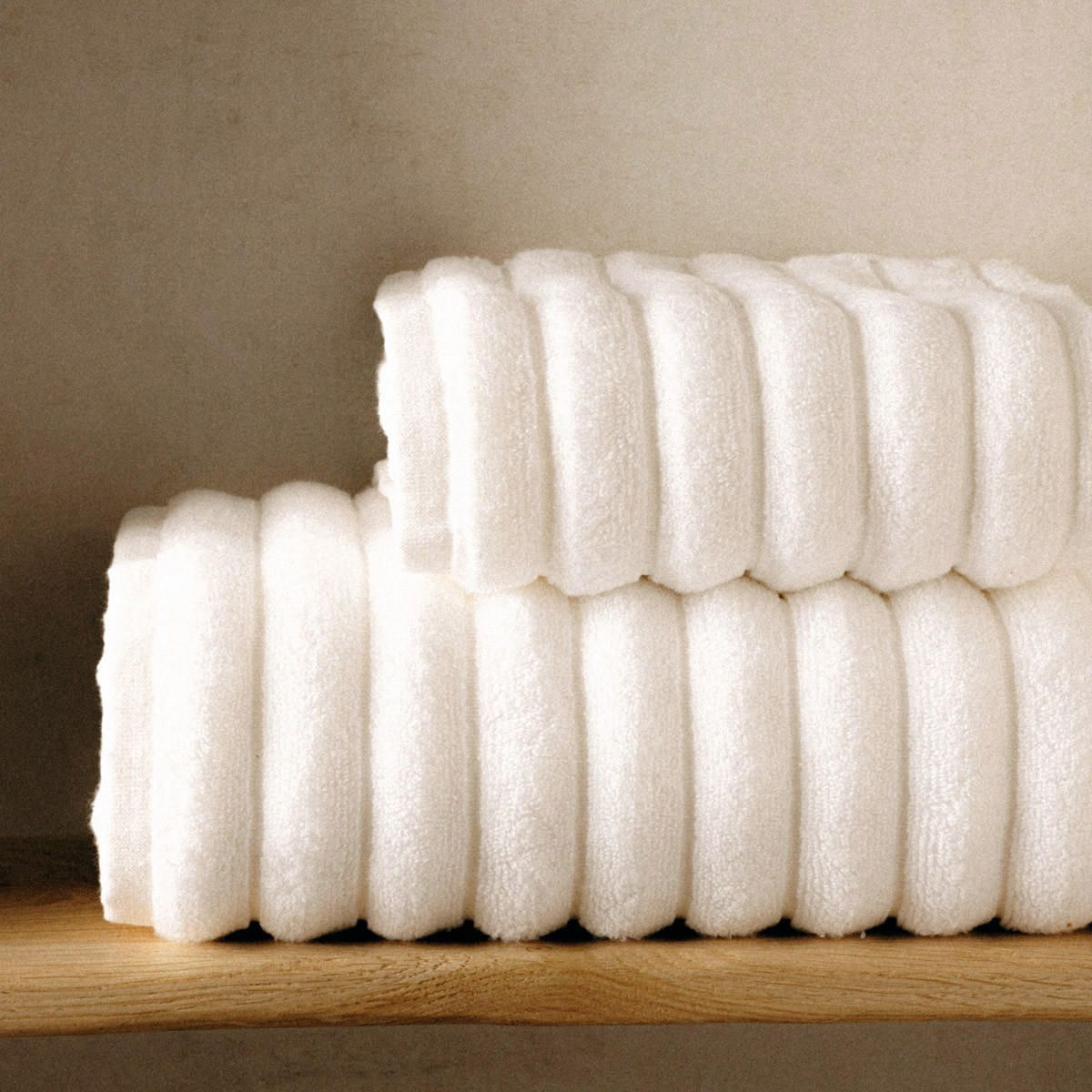 BADETUCH Astri weiß 50/90 cm - Weiß, Textil (50/90cm) - Homla