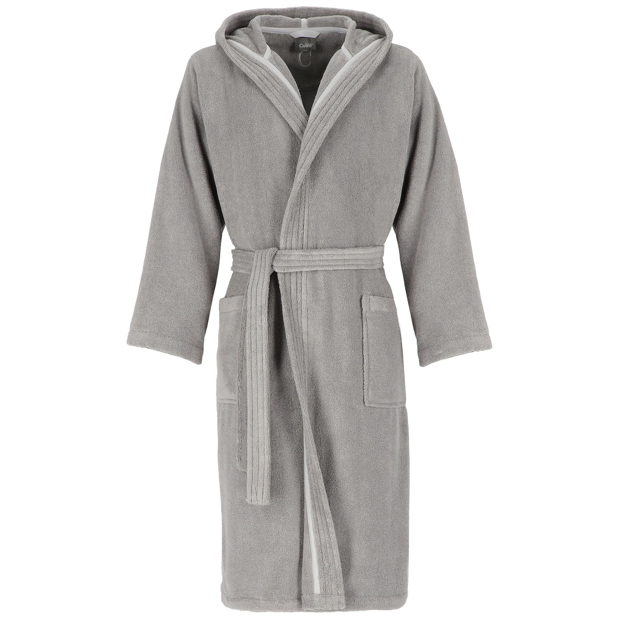 BADEMANTEL HERREN KAPUZE THE LUXURY 853 METAL - 735 - Weiß, Textil (XLnull) - Cawö