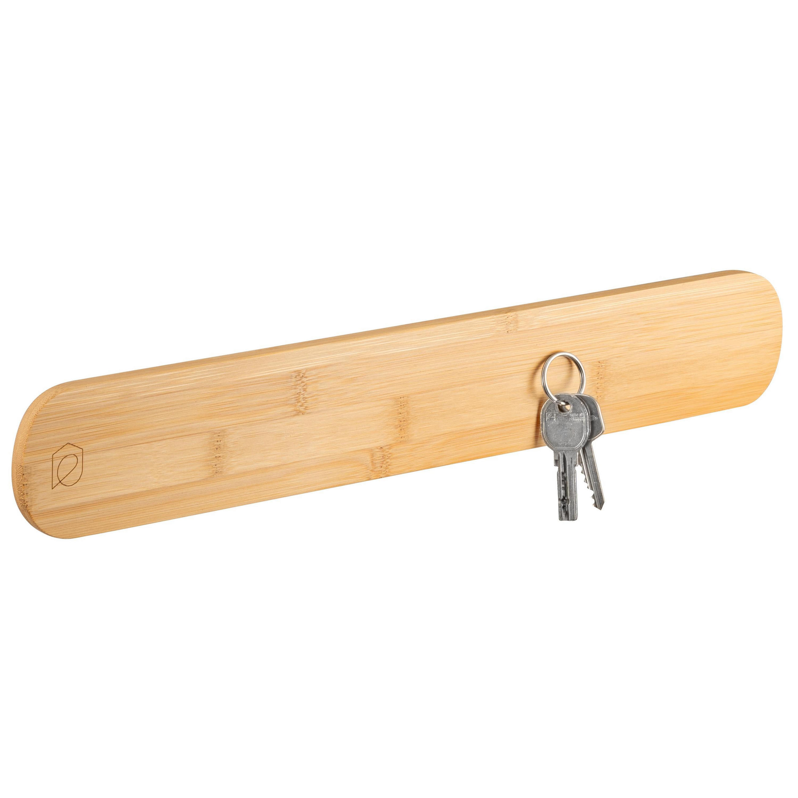 SCHLÜSSELBRETT, Bambus - Braun, Holz (45/7/1cm) - eluno