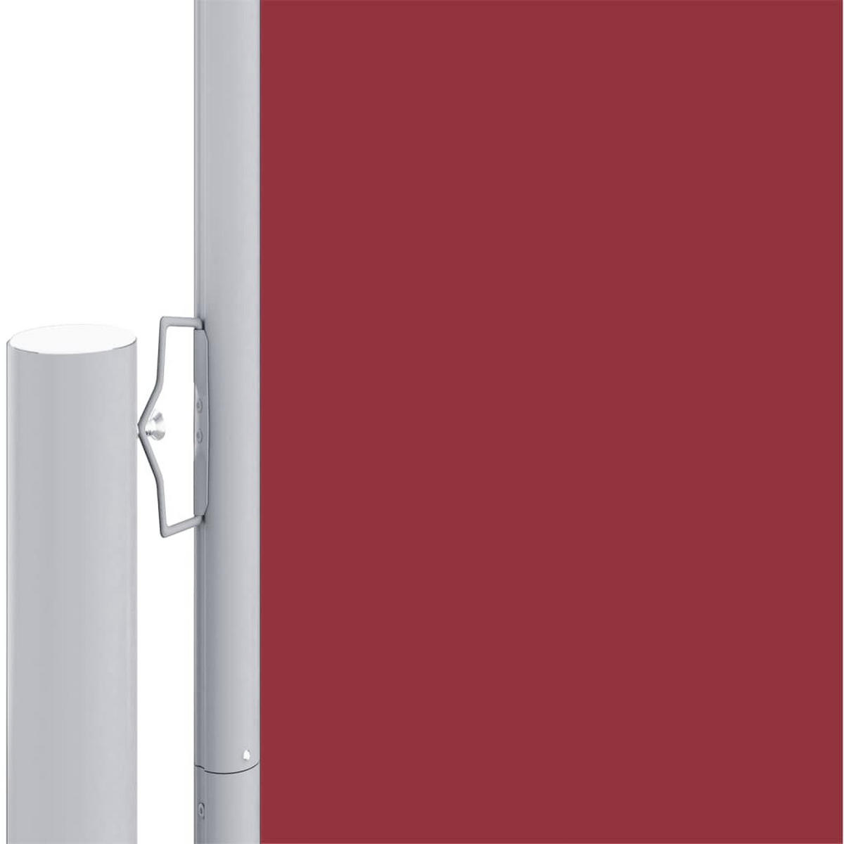 SEITENMARKISE Ausziehbar Rot 200x1000 cm - Rot, Textil (1000/200/1000cm) - furnicato