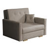 SCHLAFSOFA Viva Sonic I - Hellbraun/Schwarz, Holz/Textil (103/85/100cm) - MIRJAN24