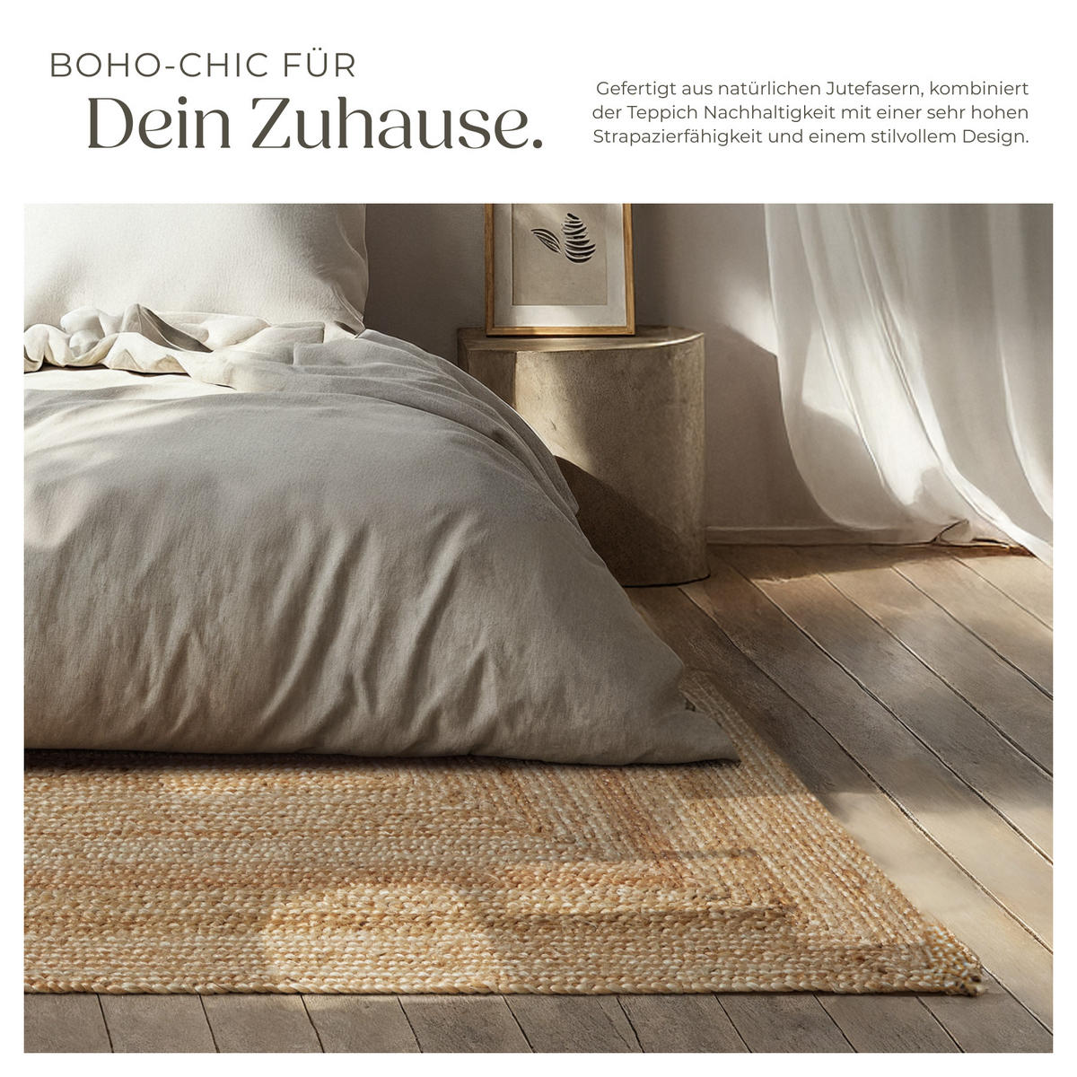 TEPPICH Handgewebt Glim,strapazierfähig und pflegeleicht,braun - Braun, Textil (160/230cm) - tectake