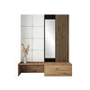 GARDEROBE Premium - Weiß/Braun, Holzwerkstoff (172/205/42cm) - MIRJAN24