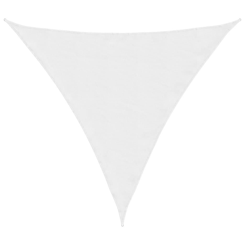 SONNENSEGEL Oxford-Gewebe Dreieckig 3x3x3 m Weiß - Weiß, Textil (300/300cm) - furnicato