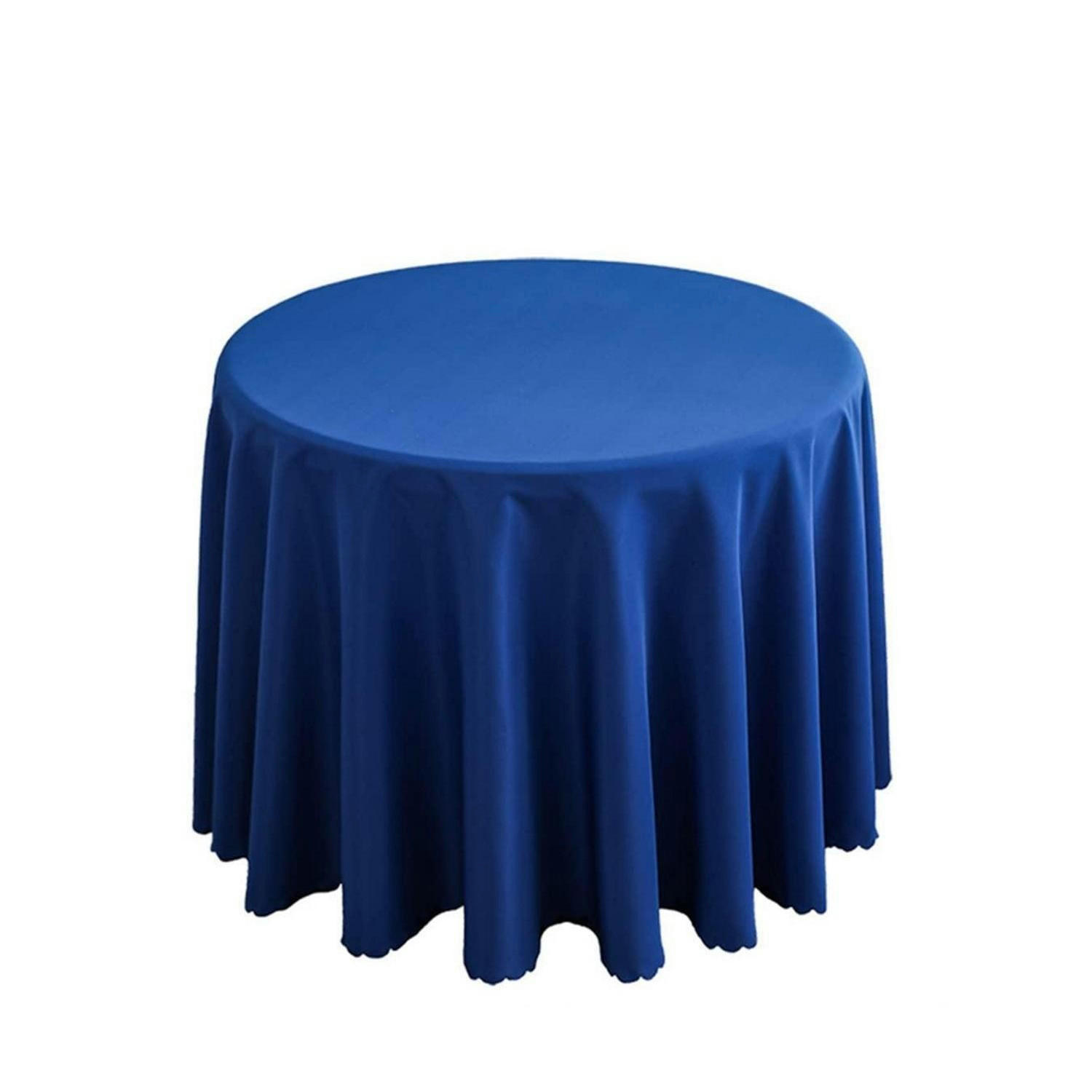 TISCHDECKE Rund Blau 240 cm - Blau, Textil (240/240/1.5cm)