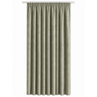VORHANG Kräuselband Samt 140/145 cm Sand Beige - Naturfarben, Textil (140/145cm) - TiborTex