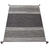 HOCHFLORTEPPICH 160/220 cm Kilim 217 - Grau, Textil (160/220cm) - Paco Home