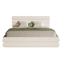 POLSTERBETT Buffalino Cremeweiß Boucle 140/200 cm - Creme, Kunststoff/Textil (140/200cm) - Selsey