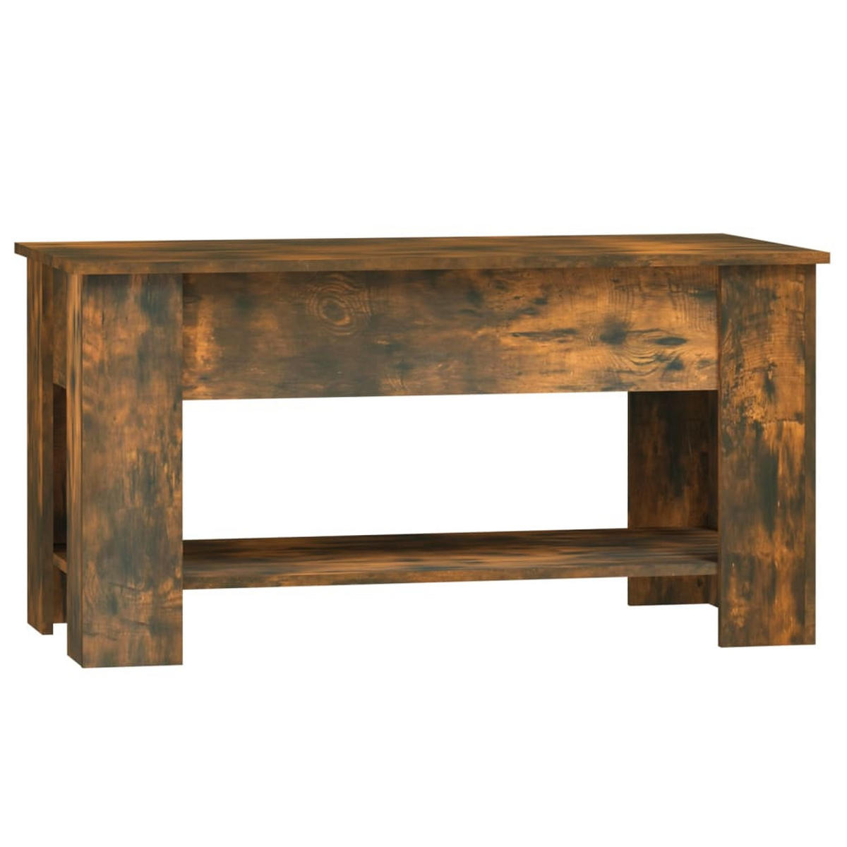 COUCHTISCH Räuchereiche 101x49x52 cm Holzwerkstoff - Braun, Holzwerkstoff (49/101/52cm) - furnicato