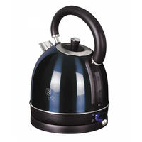 WASSERKOCHER ELEKTRISCH Schwarz 22/17/25 cm BH9339 - Schwarz, Metall (17/25/22cm) - Berlinger Haus